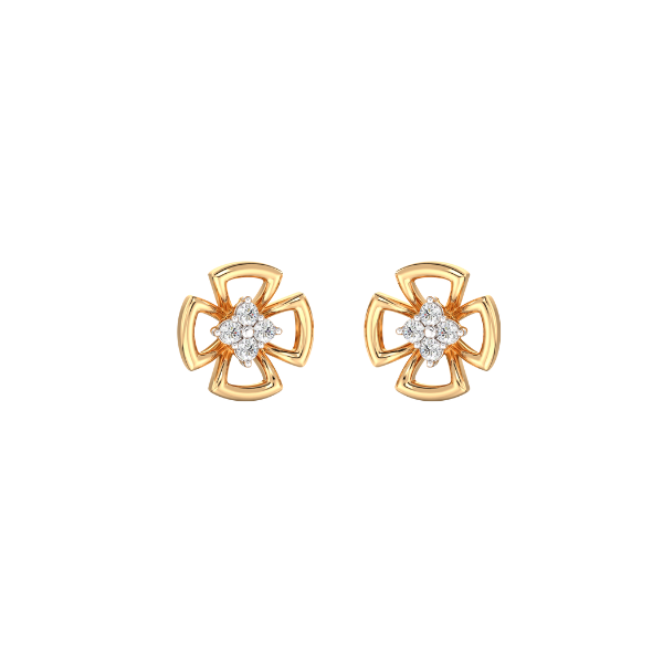 Summer of Magic Kids Diamond and Gold Earring