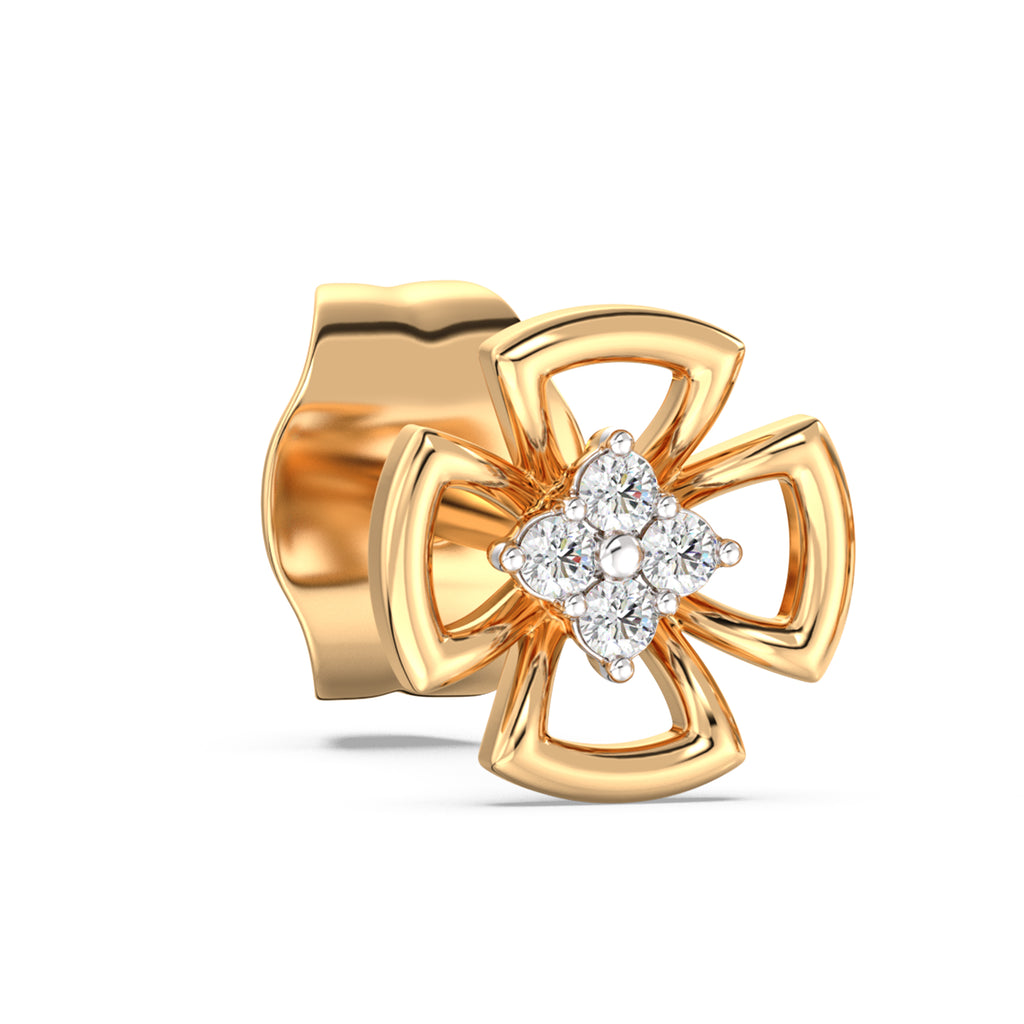 Summer of Magic Kids Diamond and Gold Earring