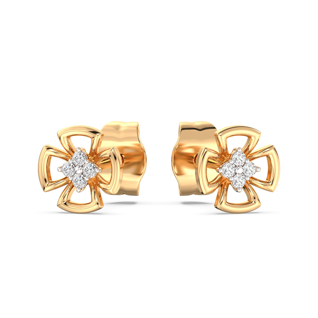 Summer of Magic Kids Diamond and Gold Earring