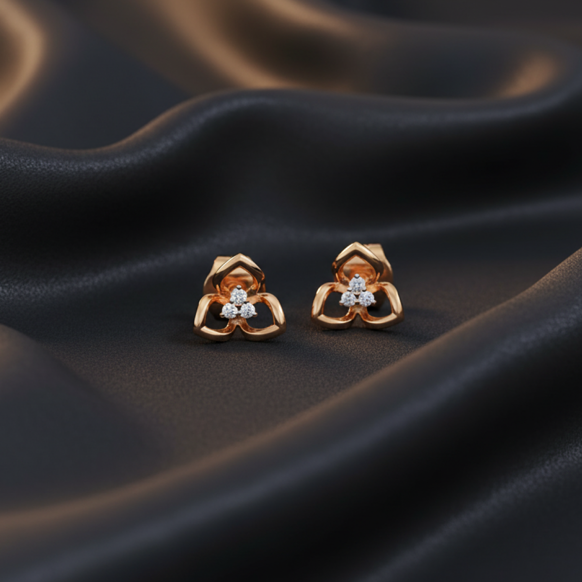 Saarthee Kids Diamond and Gold Earring