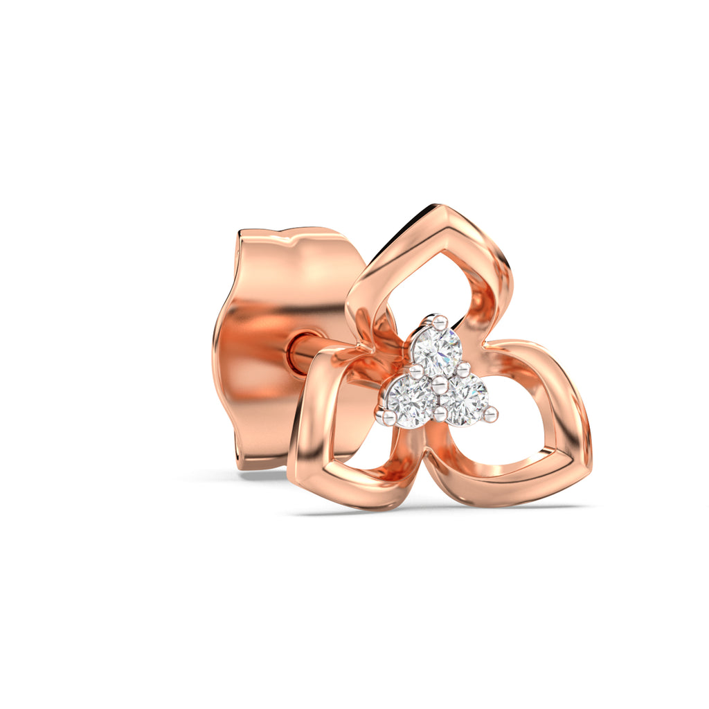 Saarthee Kids Diamond and Gold Earring