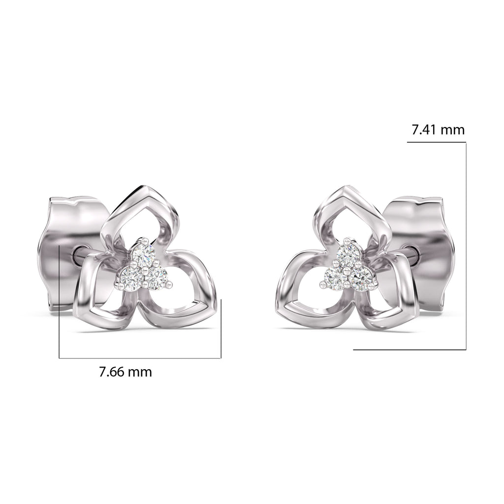 Saarthee Kids Diamond and Gold Earring