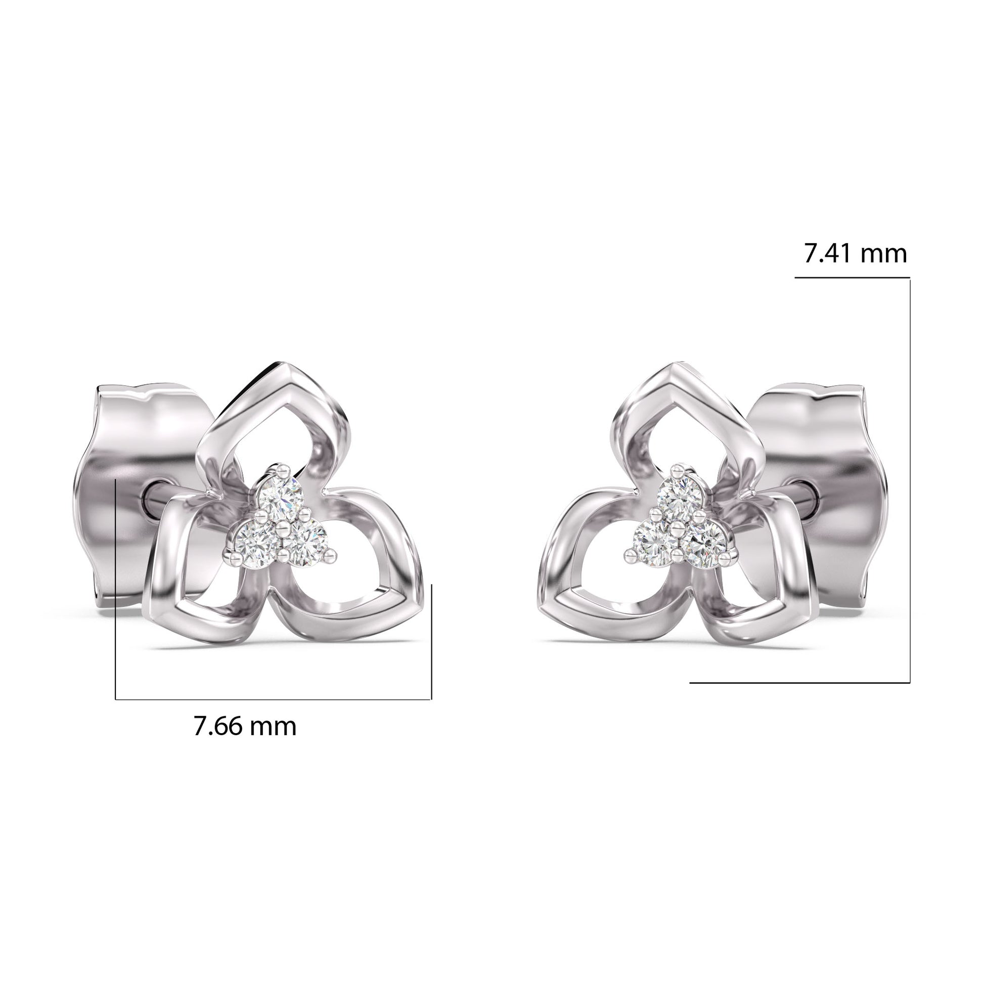 Saarthee Kids Diamond and Gold Earring