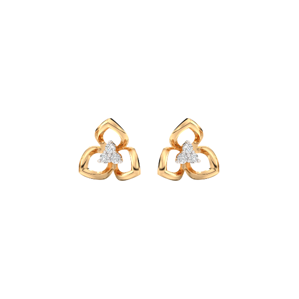 Saarthee Kids Diamond and Gold Earring