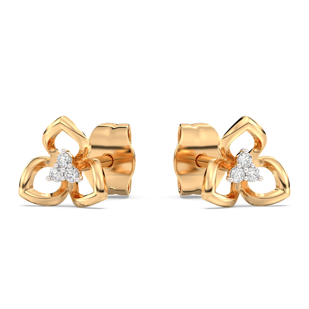 Saarthee Kids Diamond and Gold Earring