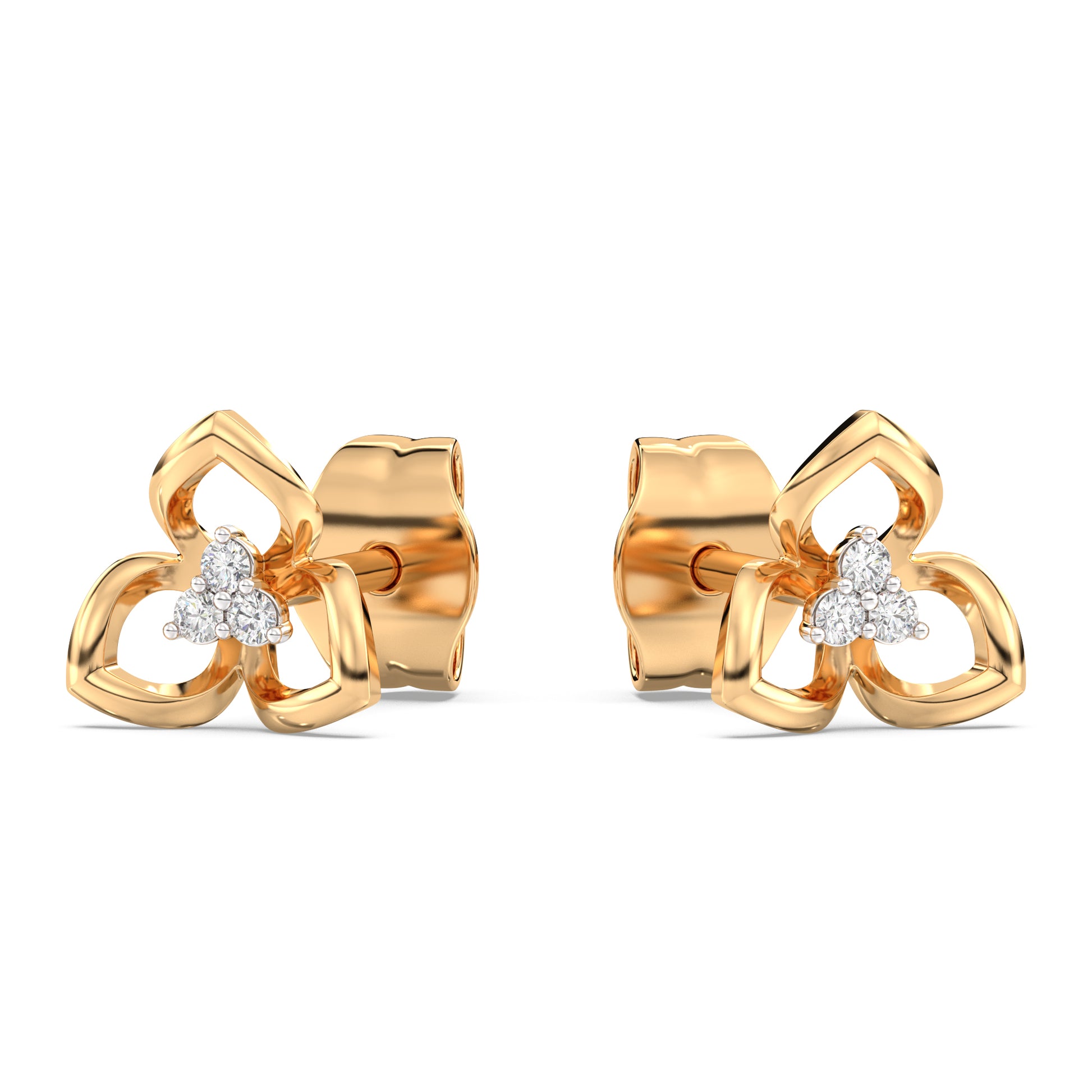 Saarthee Kids Diamond and Gold Earring