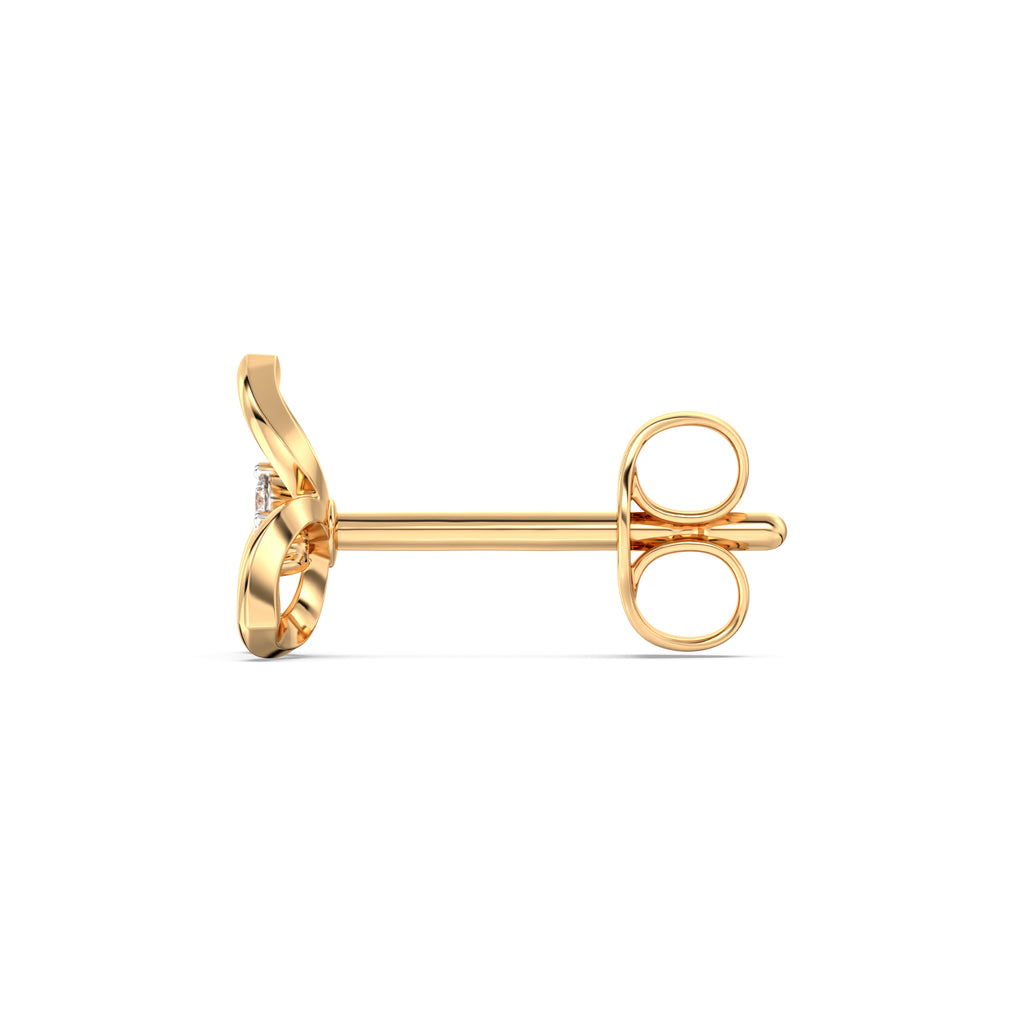 Saarthee Kids Diamond and Gold Earring