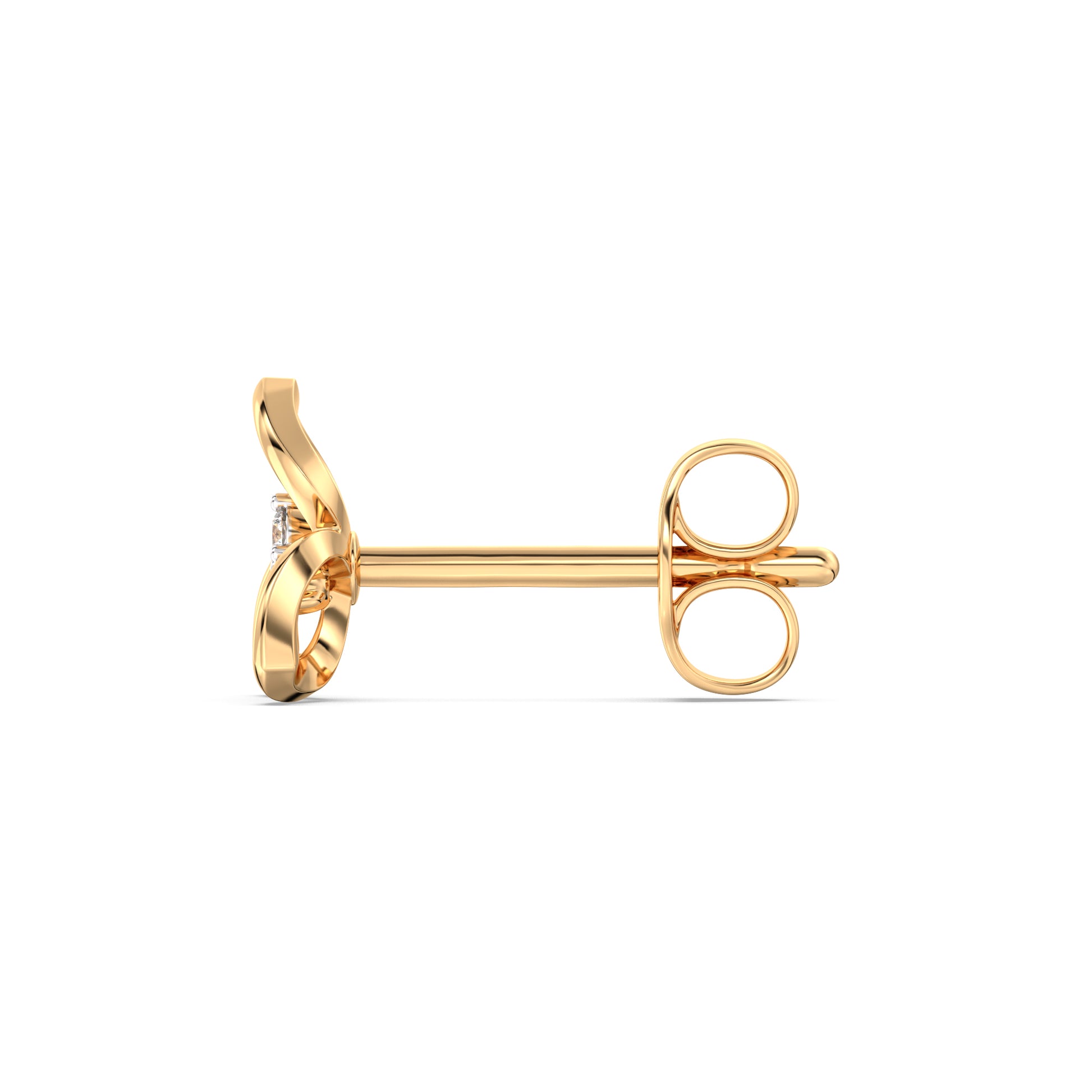 Saarthee Kids Diamond and Gold Earring