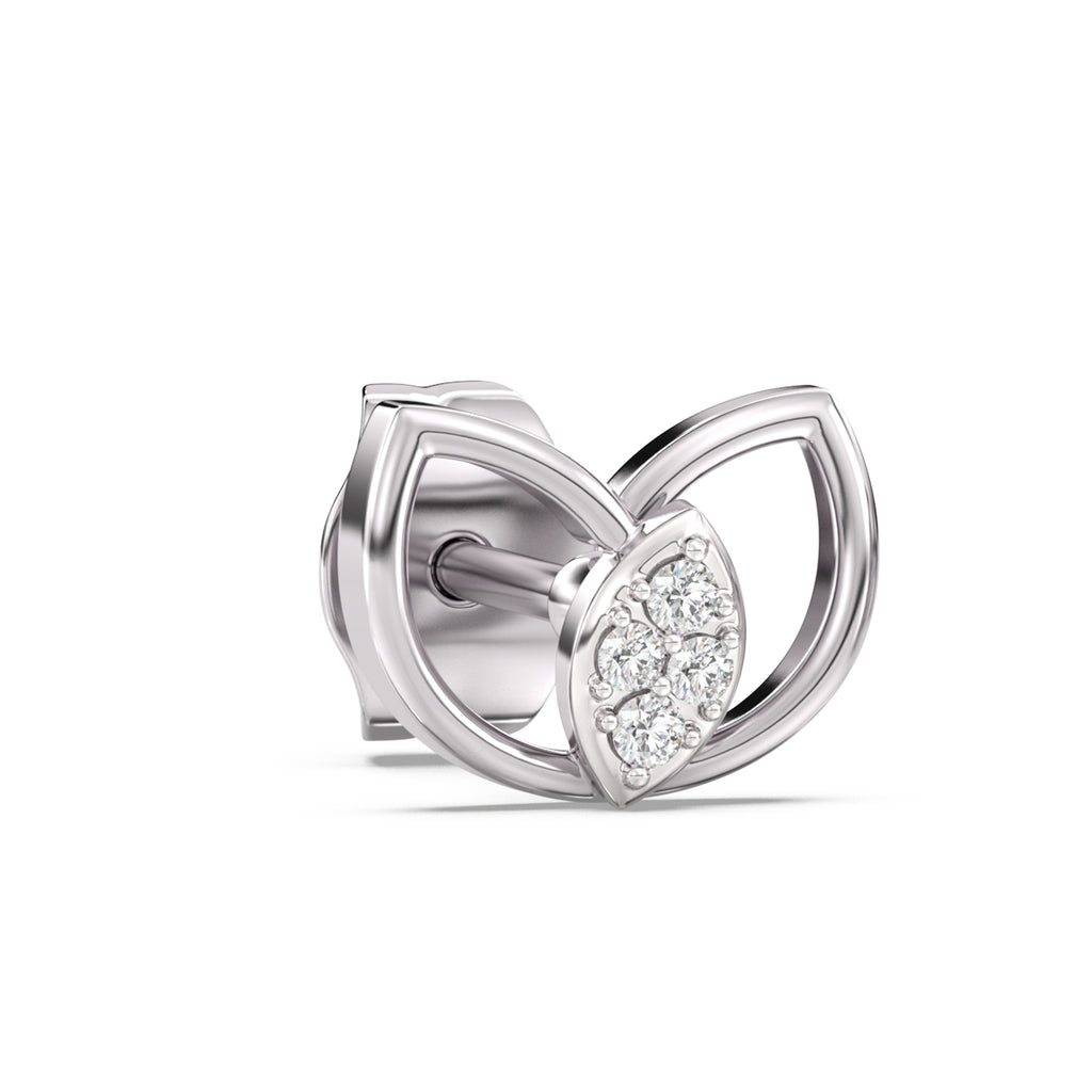 Festive Fervour Kids Diamond and Gold Earring