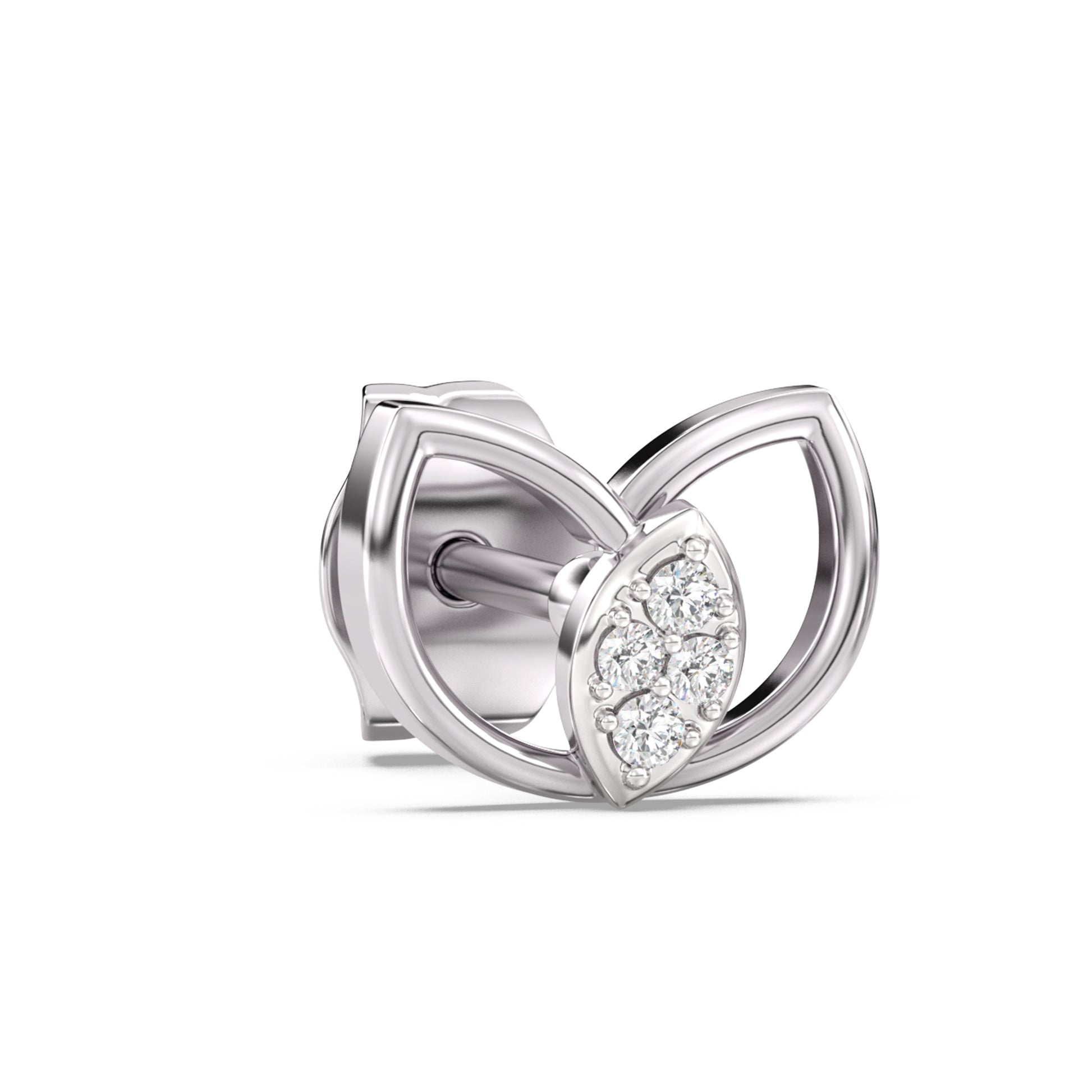 Festive Fervour Kids Diamond and Gold Earring