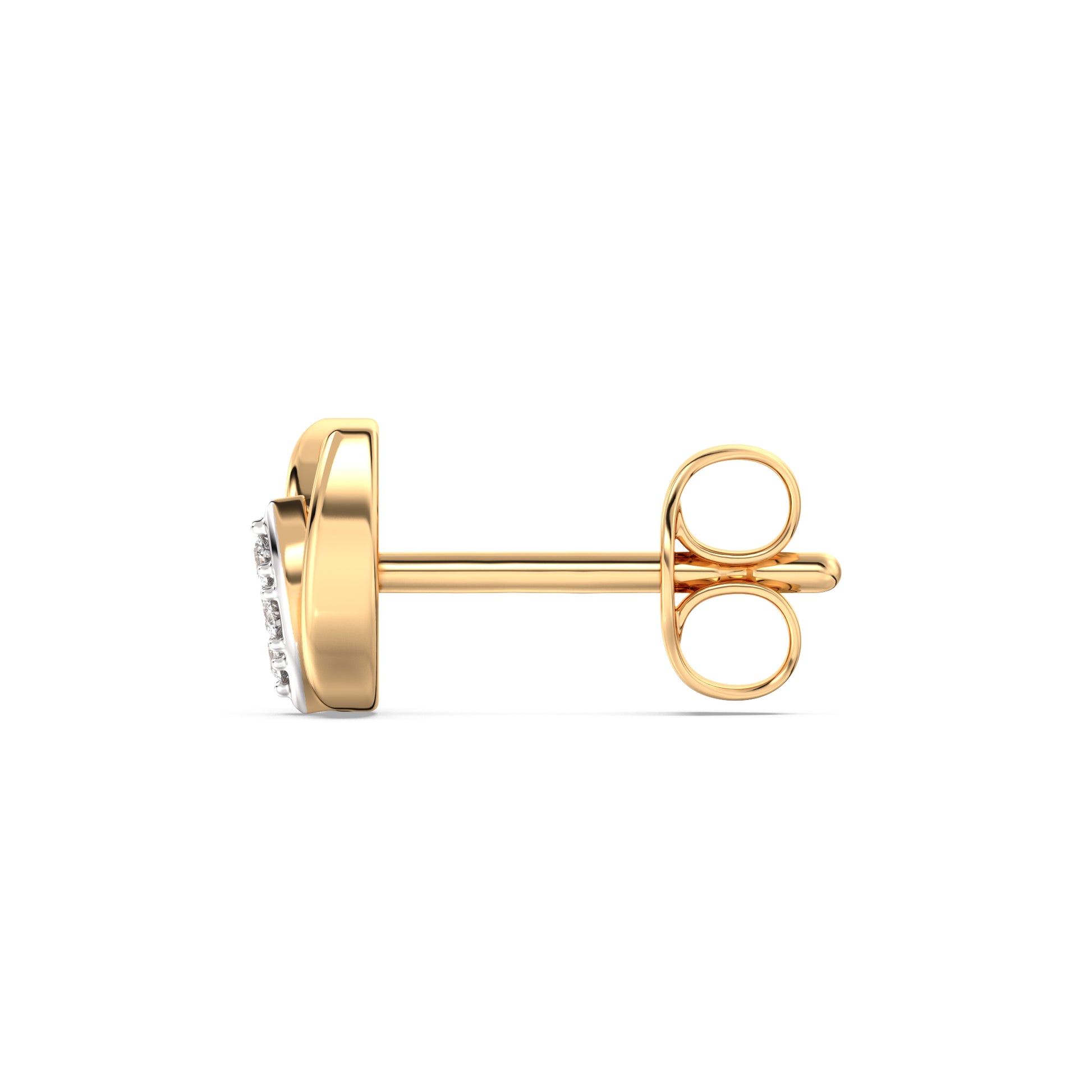 Festive Fervour Kids Diamond and Gold Earring