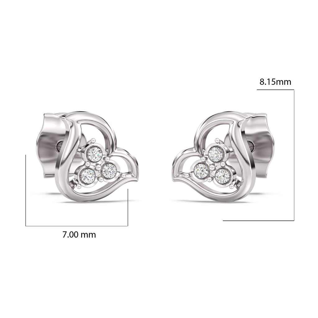 Raveeshu Kids Diamond and Gold Earring