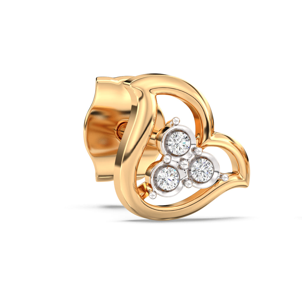 Raveeshu Kids Diamond and Gold Earring