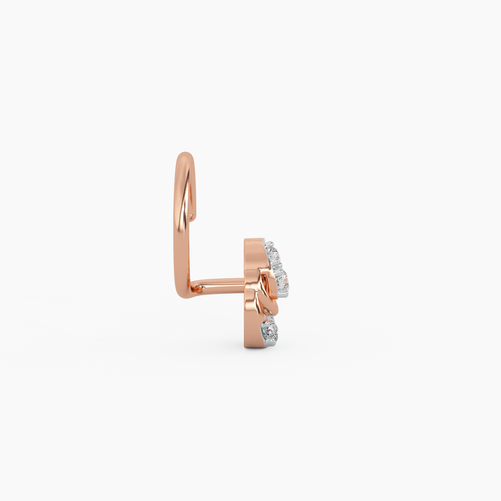 Drop of Life Gold and Diamond Nosepin