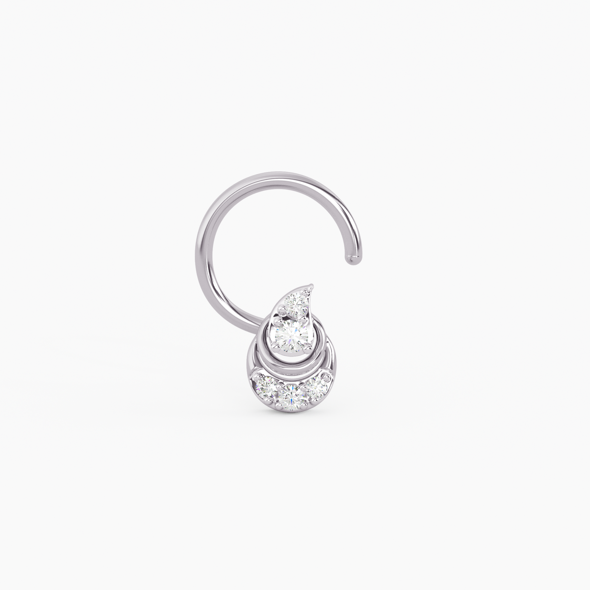 Drop of Life Gold and Diamond Nosepin