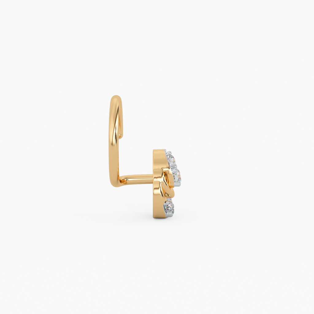 Drop of Life Gold and Diamond Nosepin