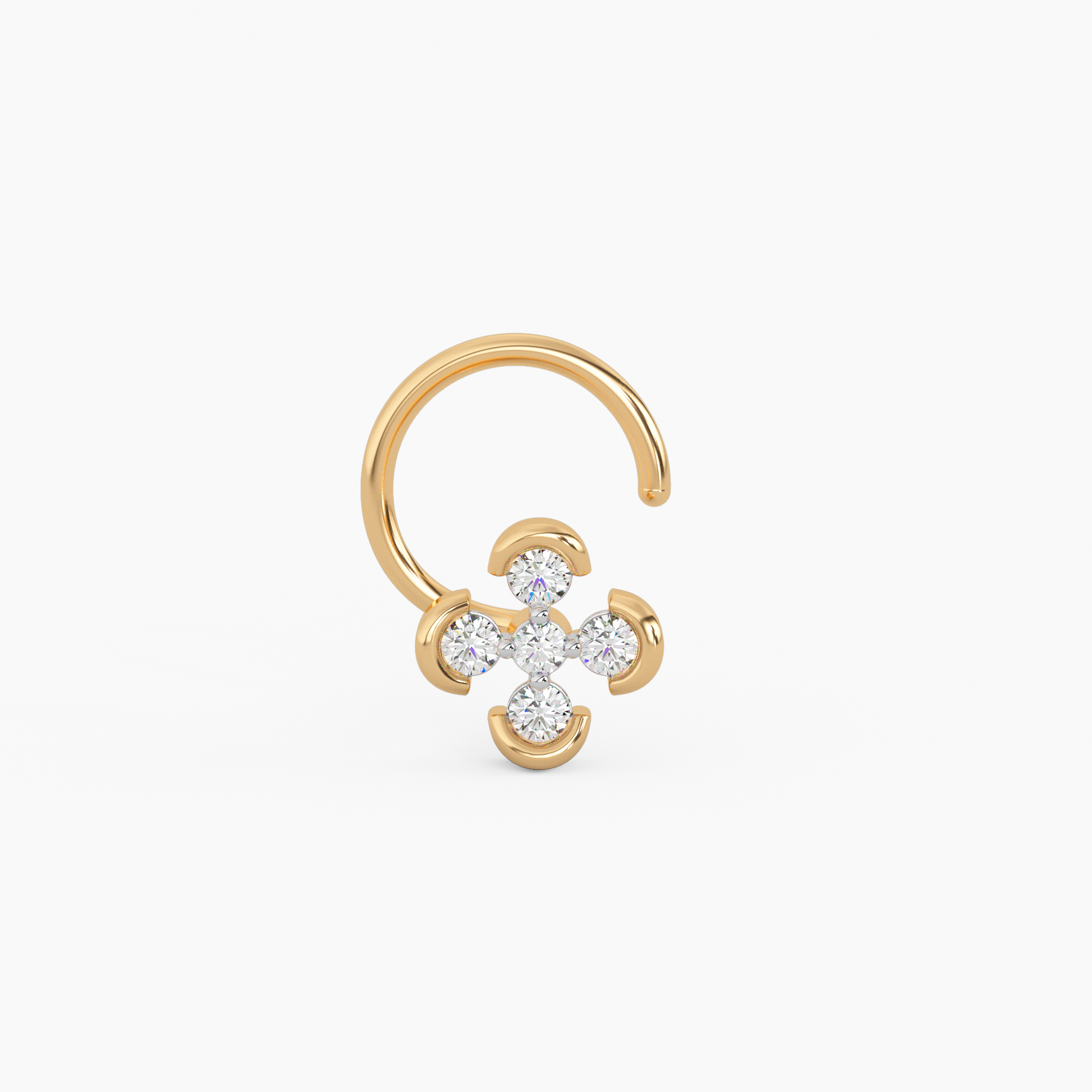 Inaayat Gold and Diamond Nosepin