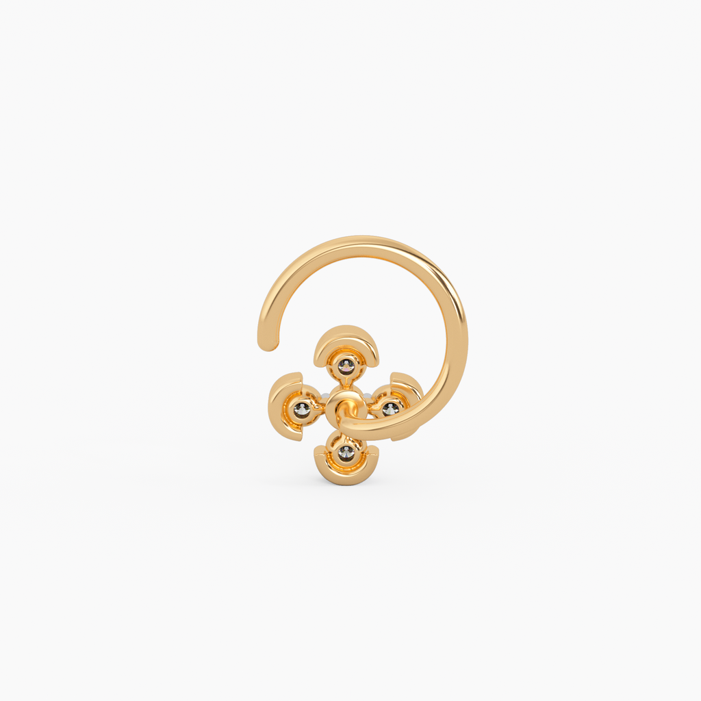 Inaayat Gold and Diamond Nosepin