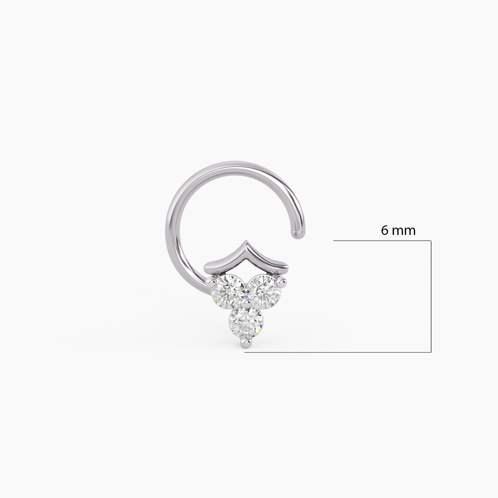 Kala Gold and Diamond Nosepin