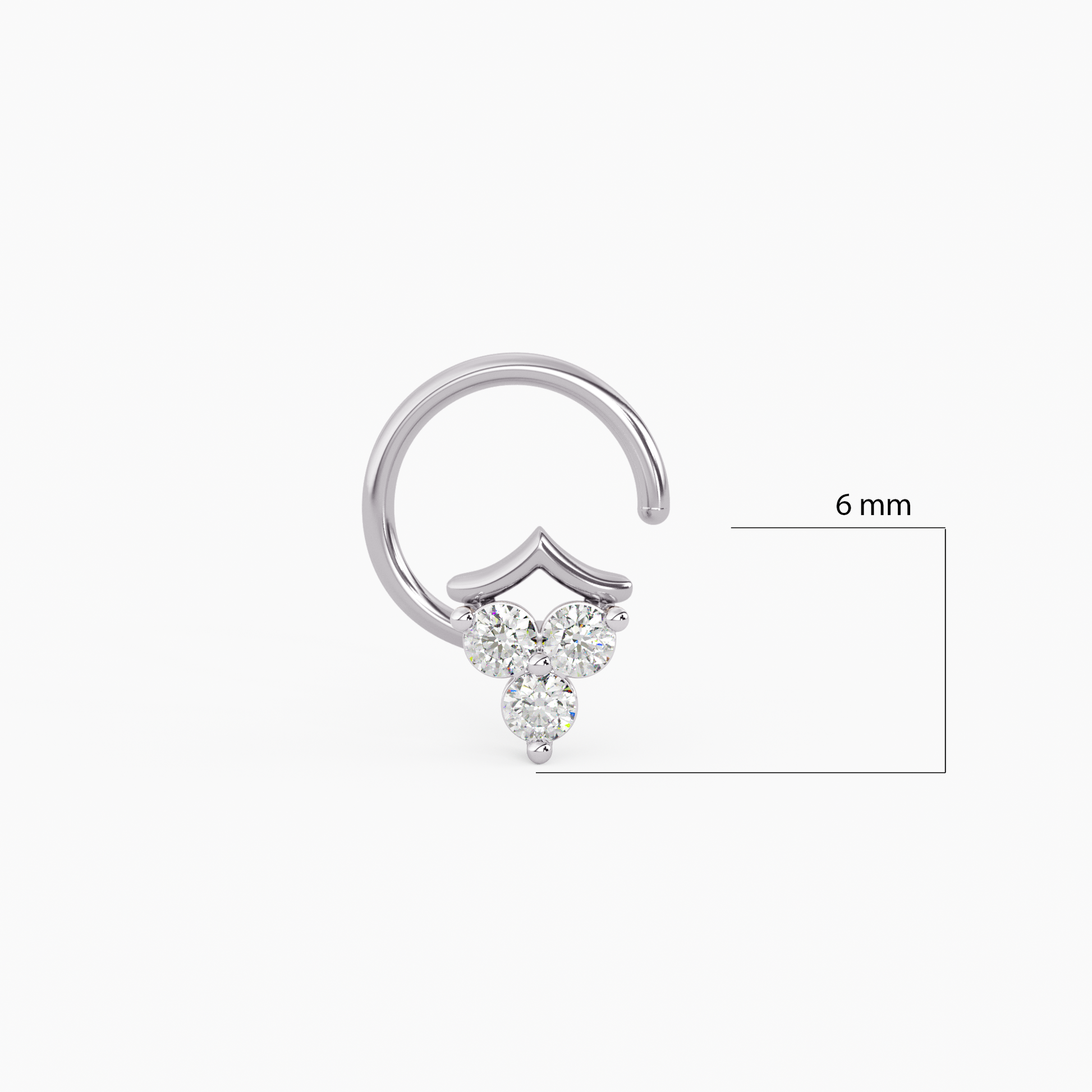 Kala Gold and Diamond Nosepin