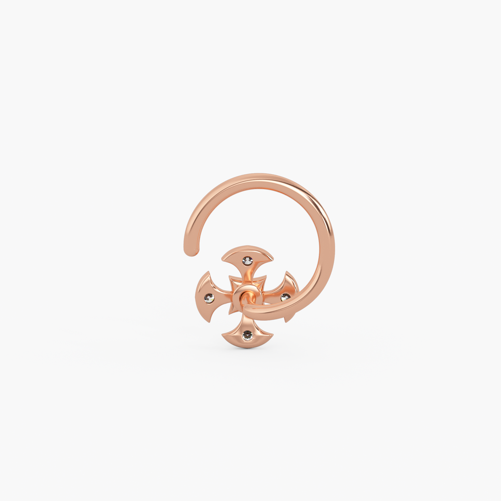 Bella Gold and Diamond Nosepin