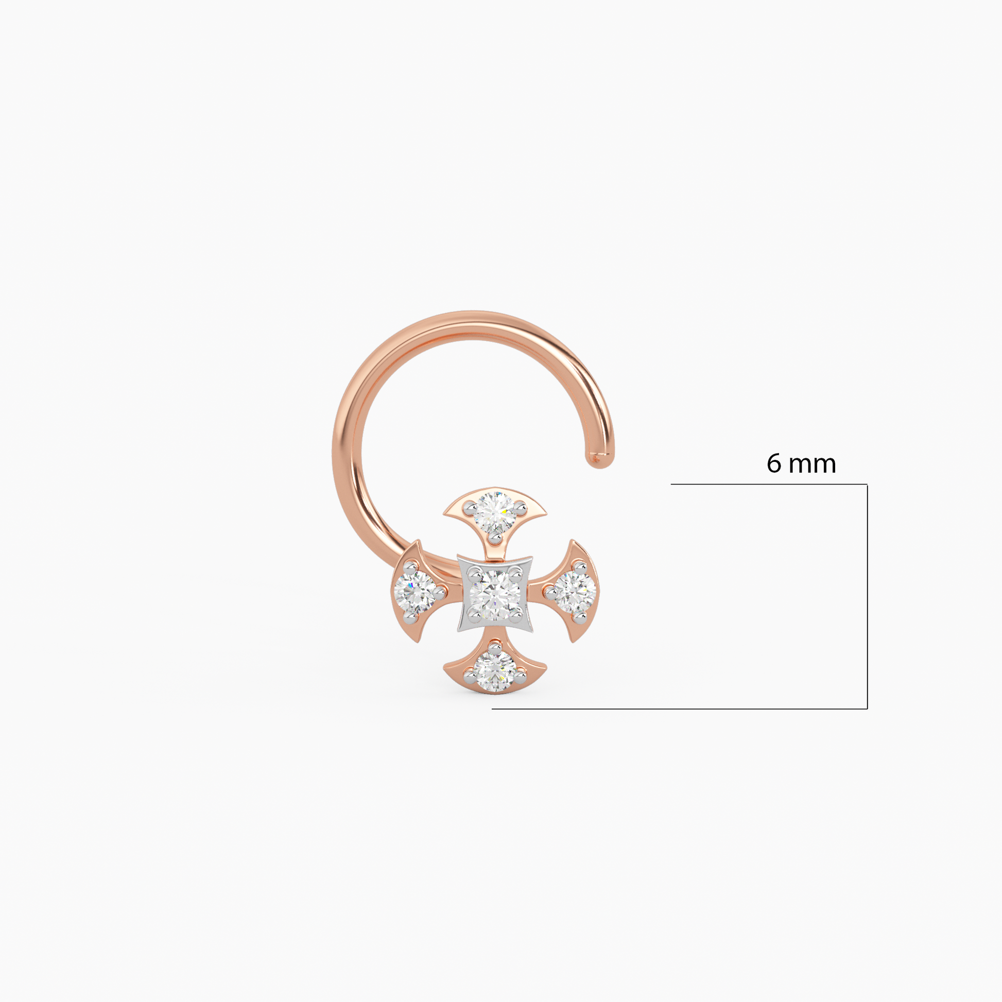 Bella Gold and Diamond Nosepin