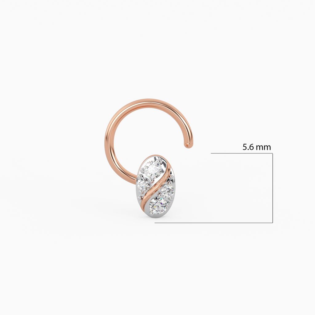 Aarzoo Gold and Diamond Nosepin