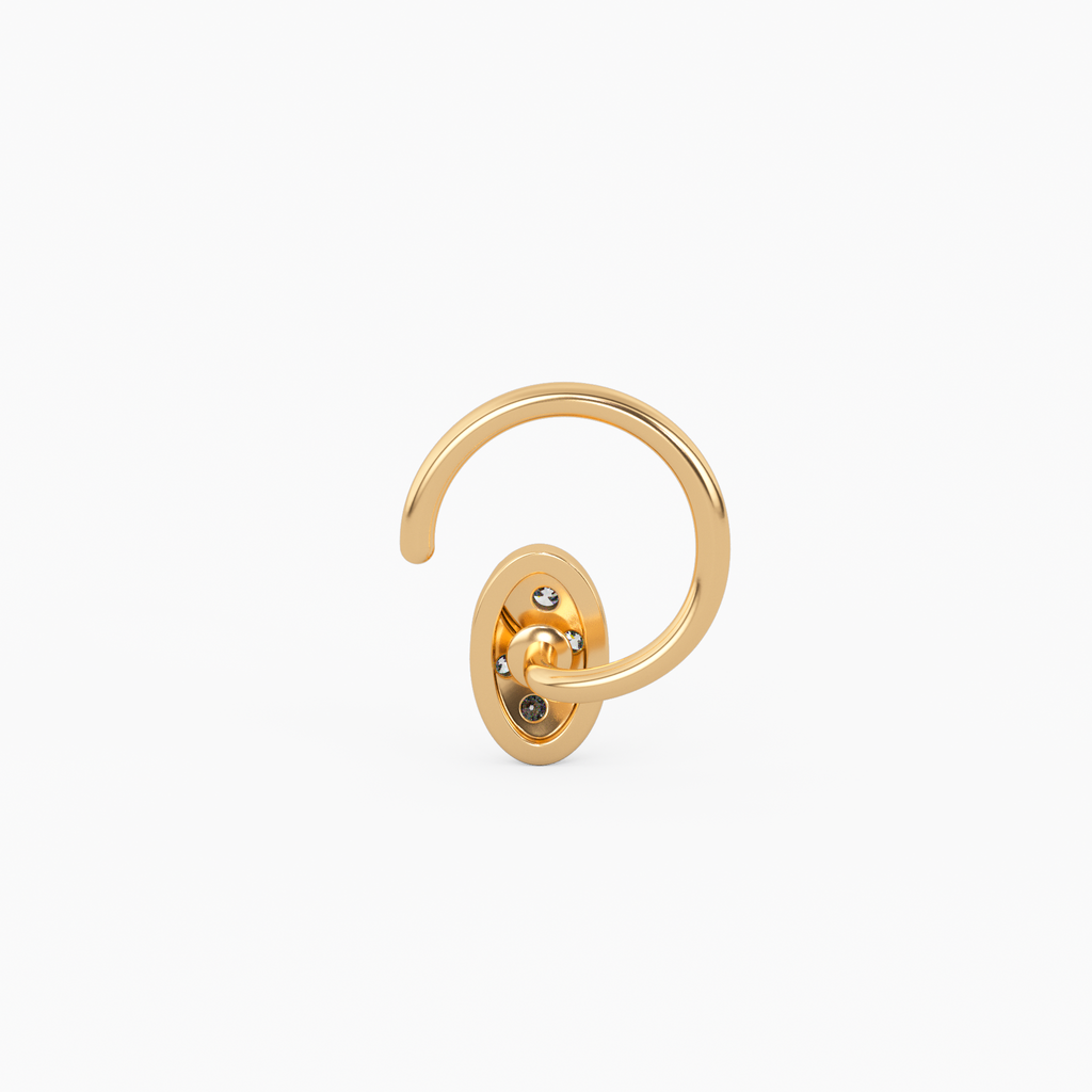 Aarzoo Gold and Diamond Nosepin