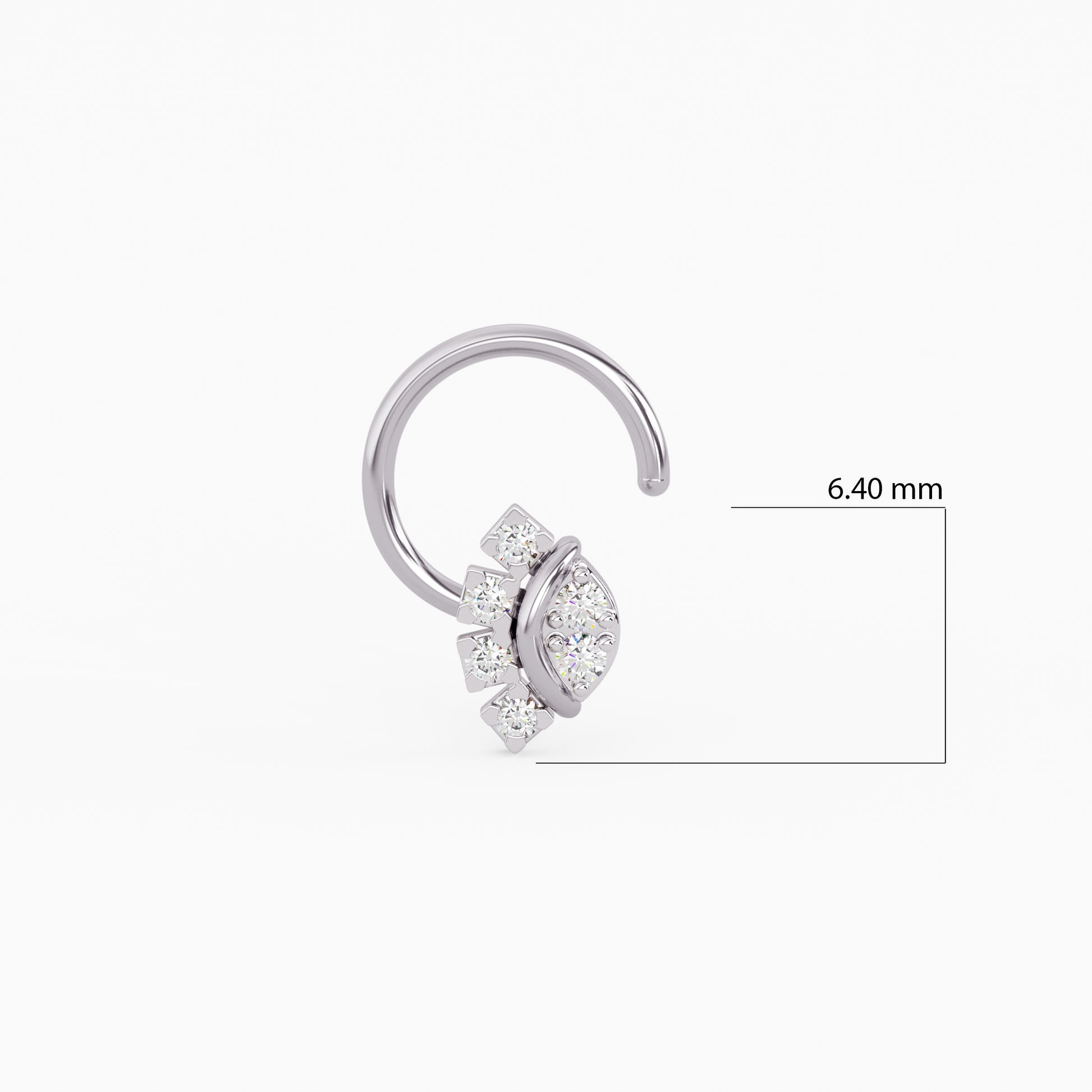 Suryakiran Gold and Diamond Nosepin