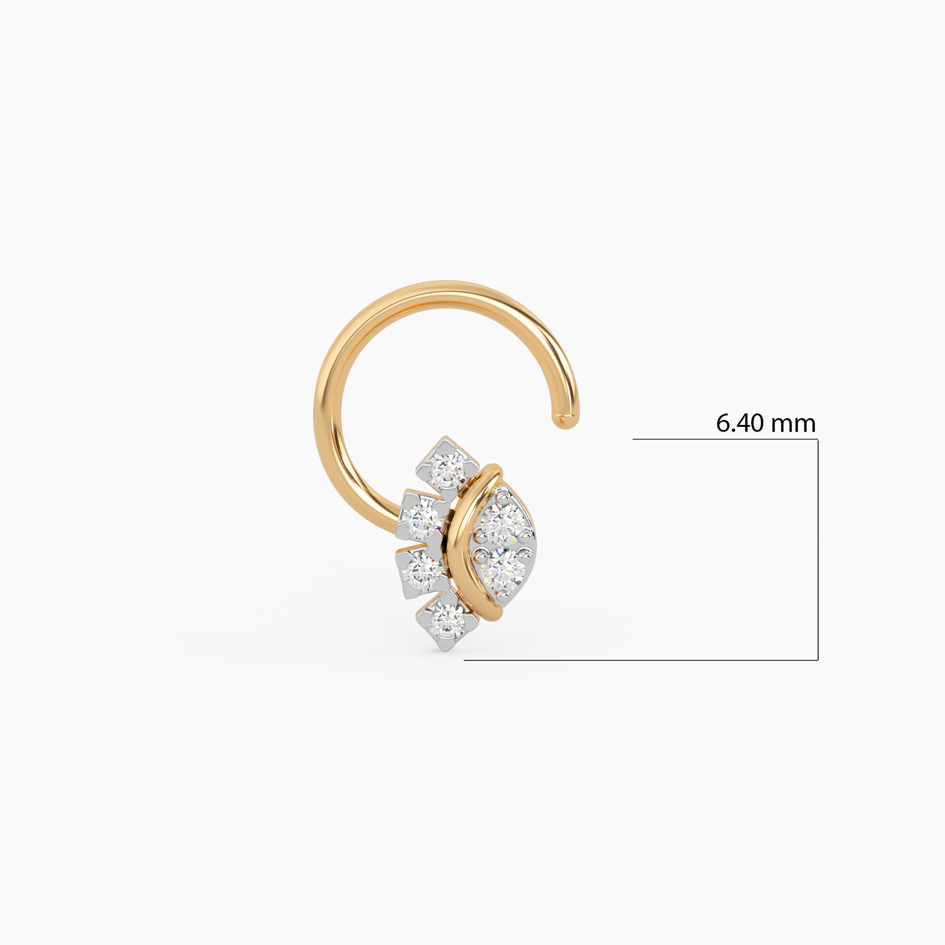 Suryakiran Gold and Diamond Nosepin