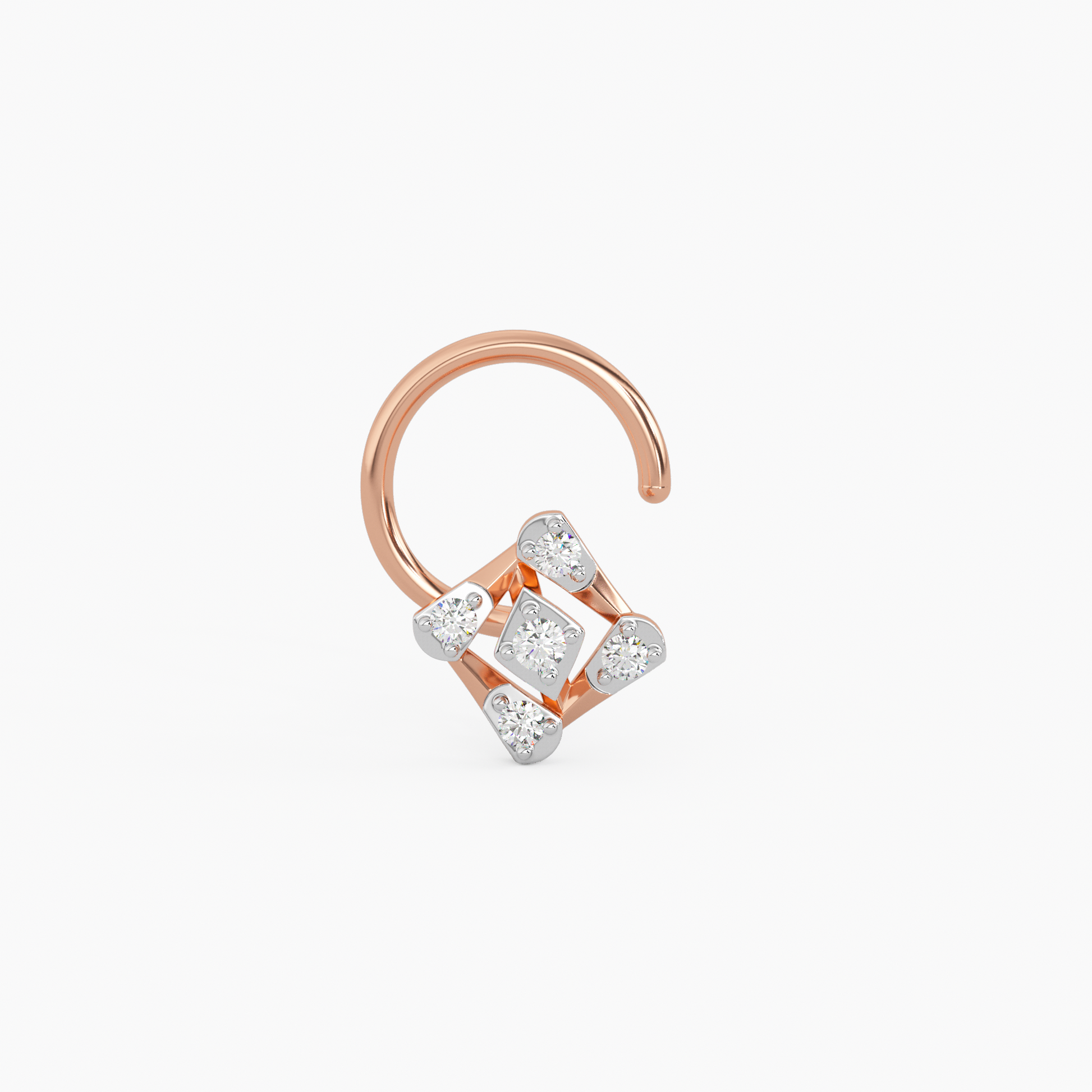 Dakshayani Gold and Diamond Nosepin