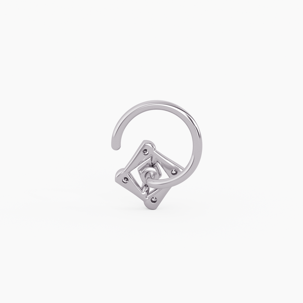 Dakshayani Gold and Diamond Nosepin