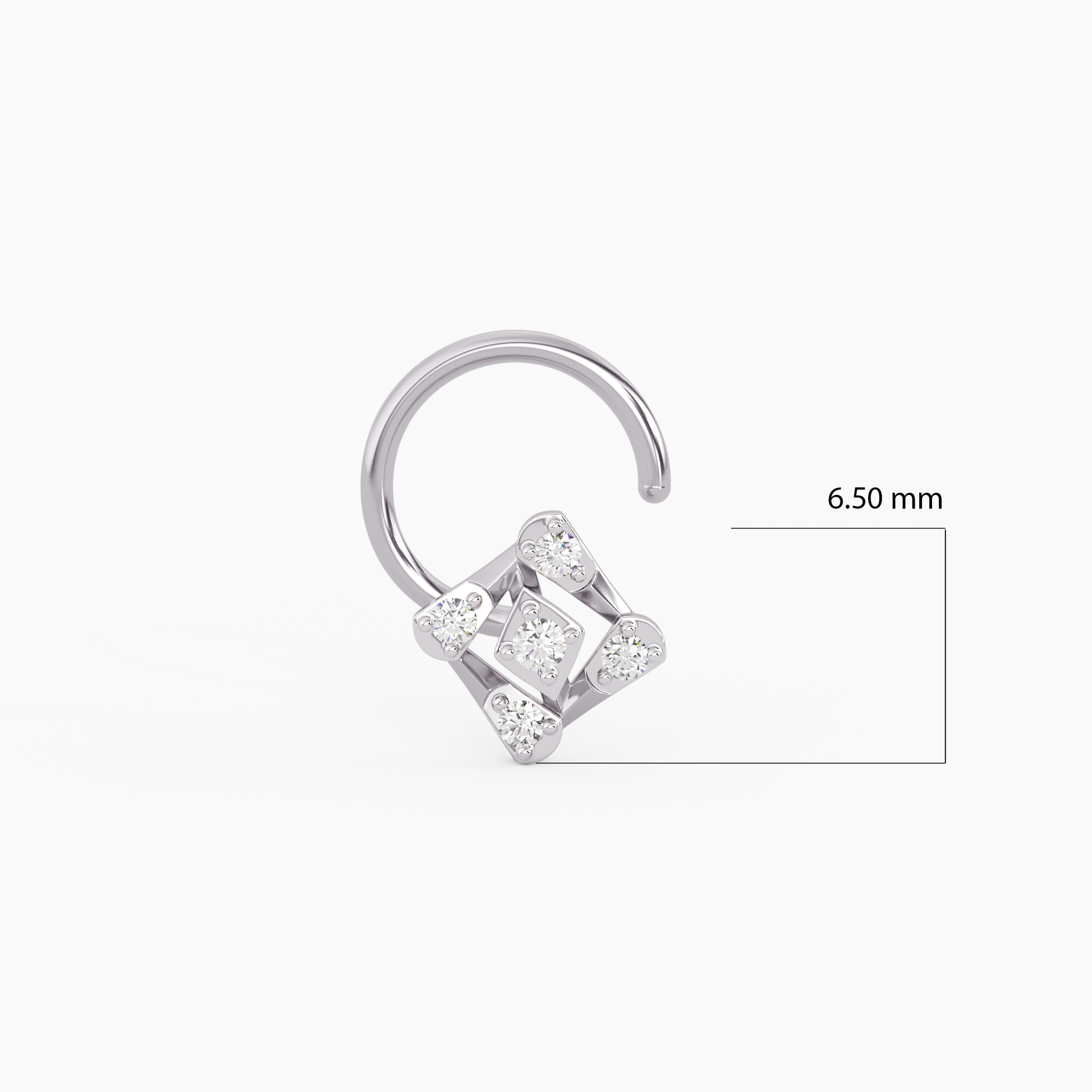 Dakshayani Gold and Diamond Nosepin