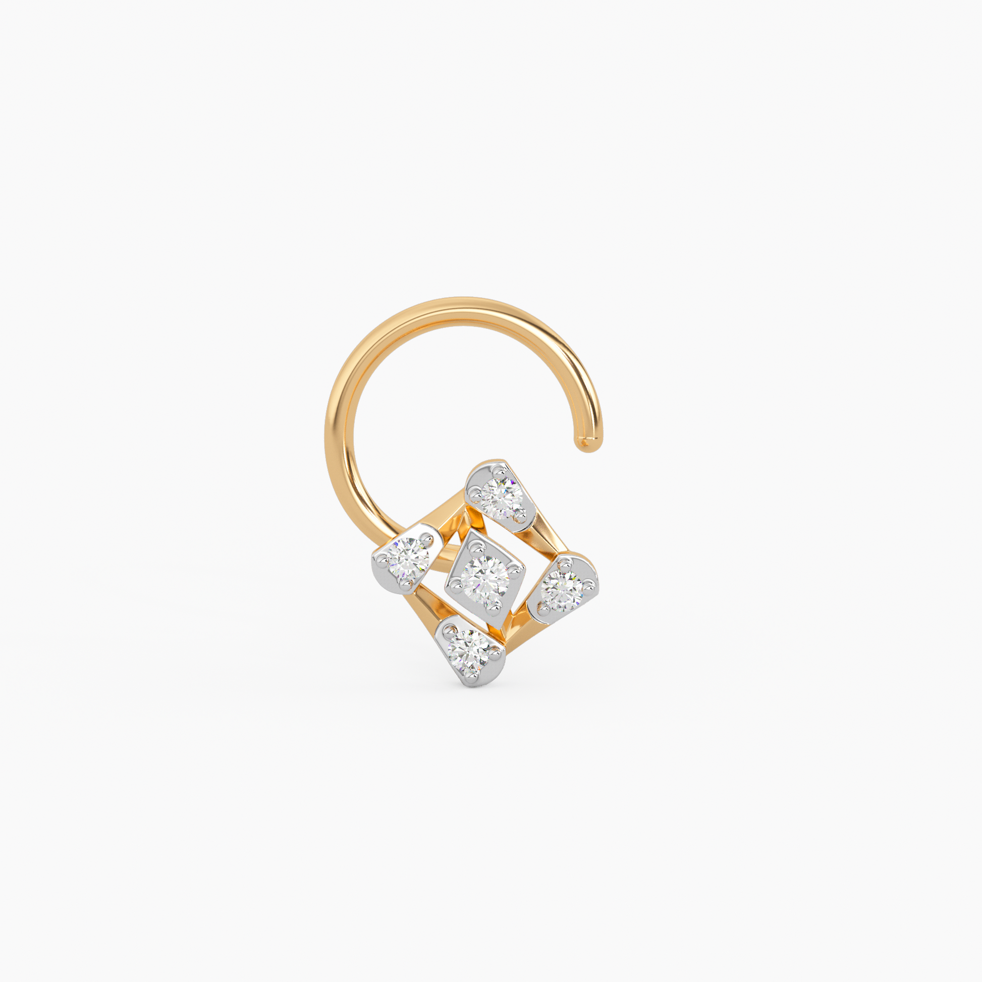 Dakshayani Gold and Diamond Nosepin