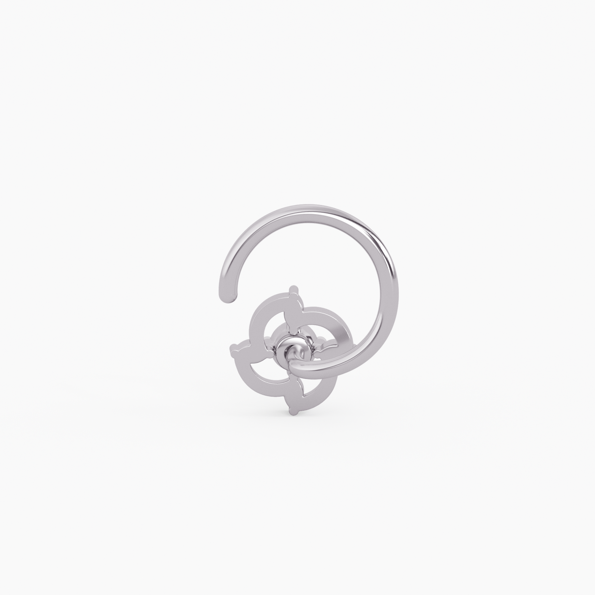 Amate Gold and Diamond Nosepin