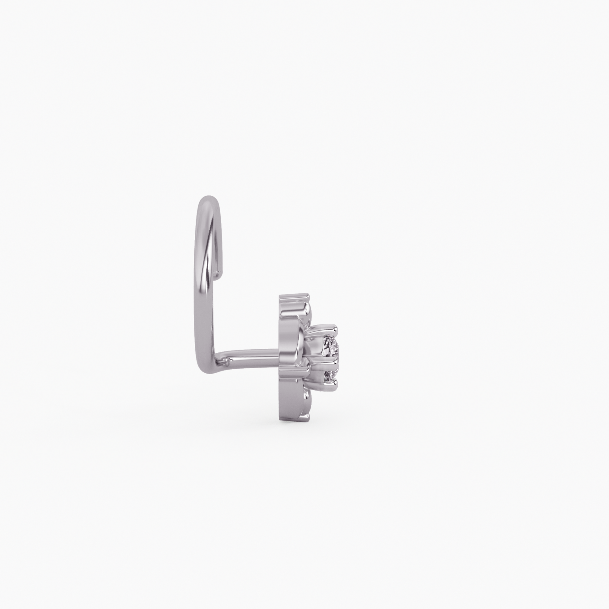 Amate Gold and Diamond Nosepin