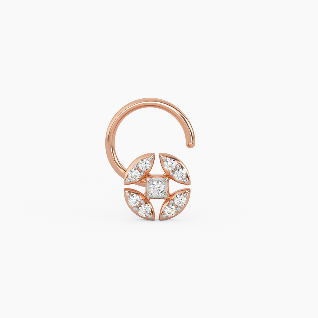 Kaadambinee Gold and Diamond Nosepin