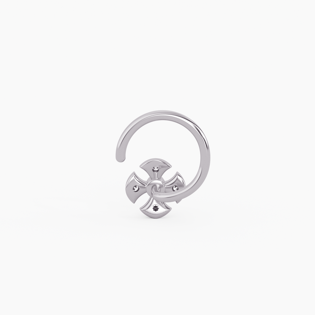 Essence of Grandeur Gold and Diamond Nosepin