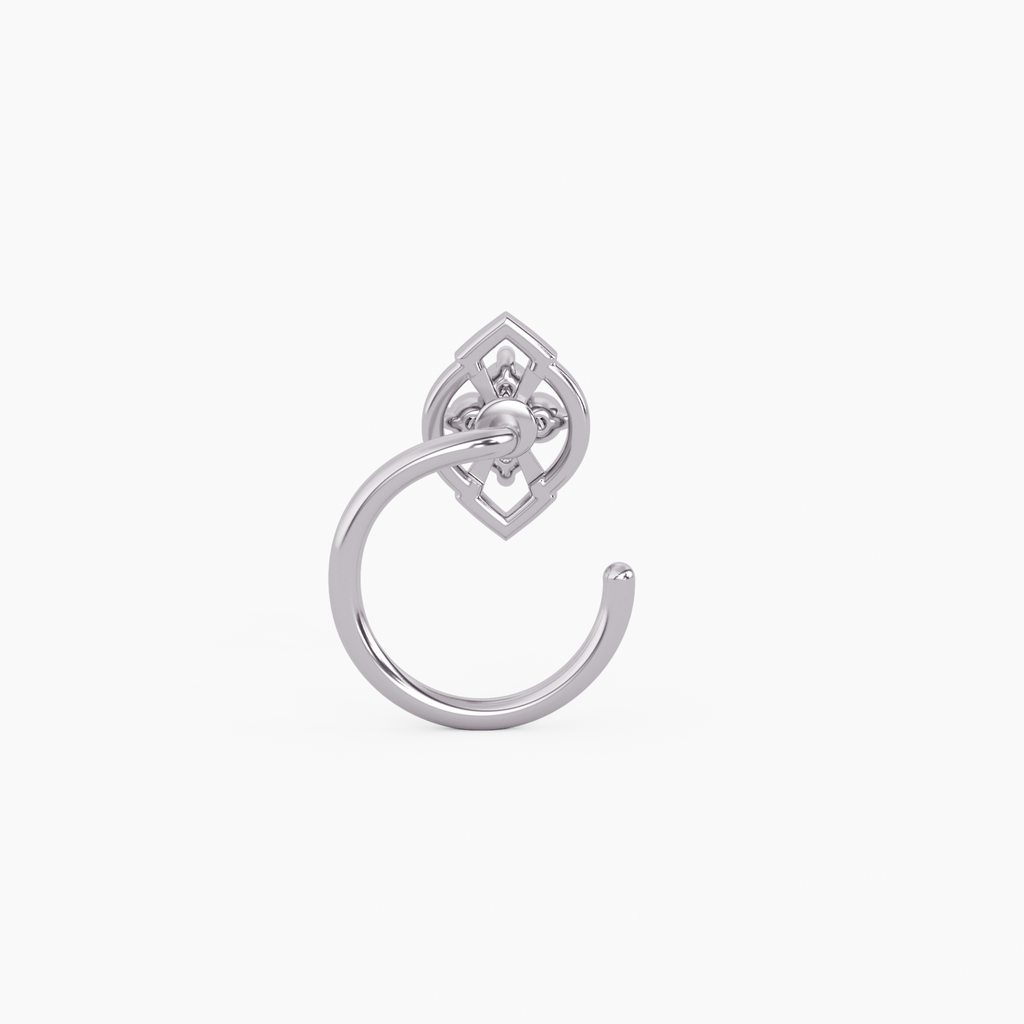 Celestial Spark Gold and Diamond Nosepin