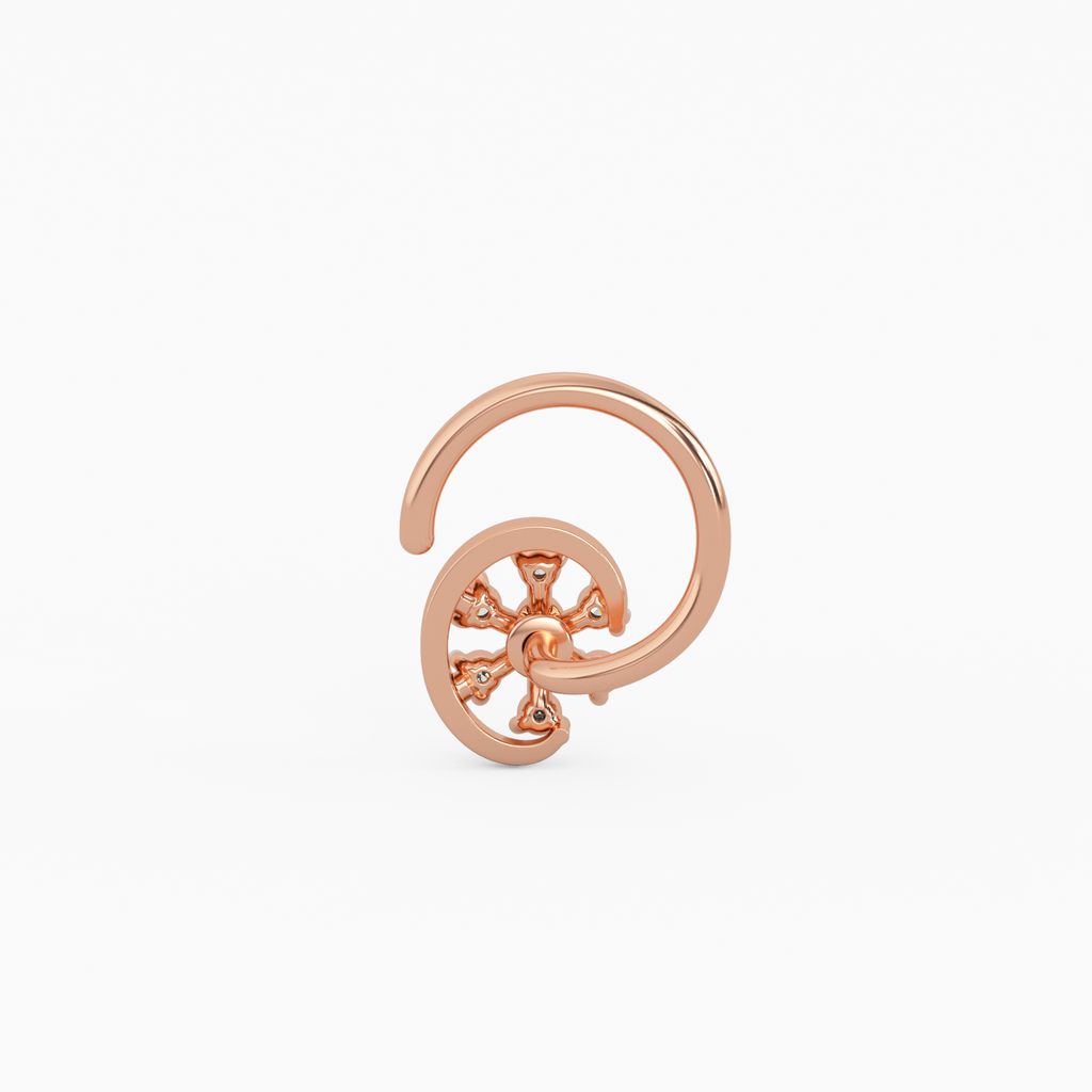 Kalmakshee Gold and Diamond Nosepin