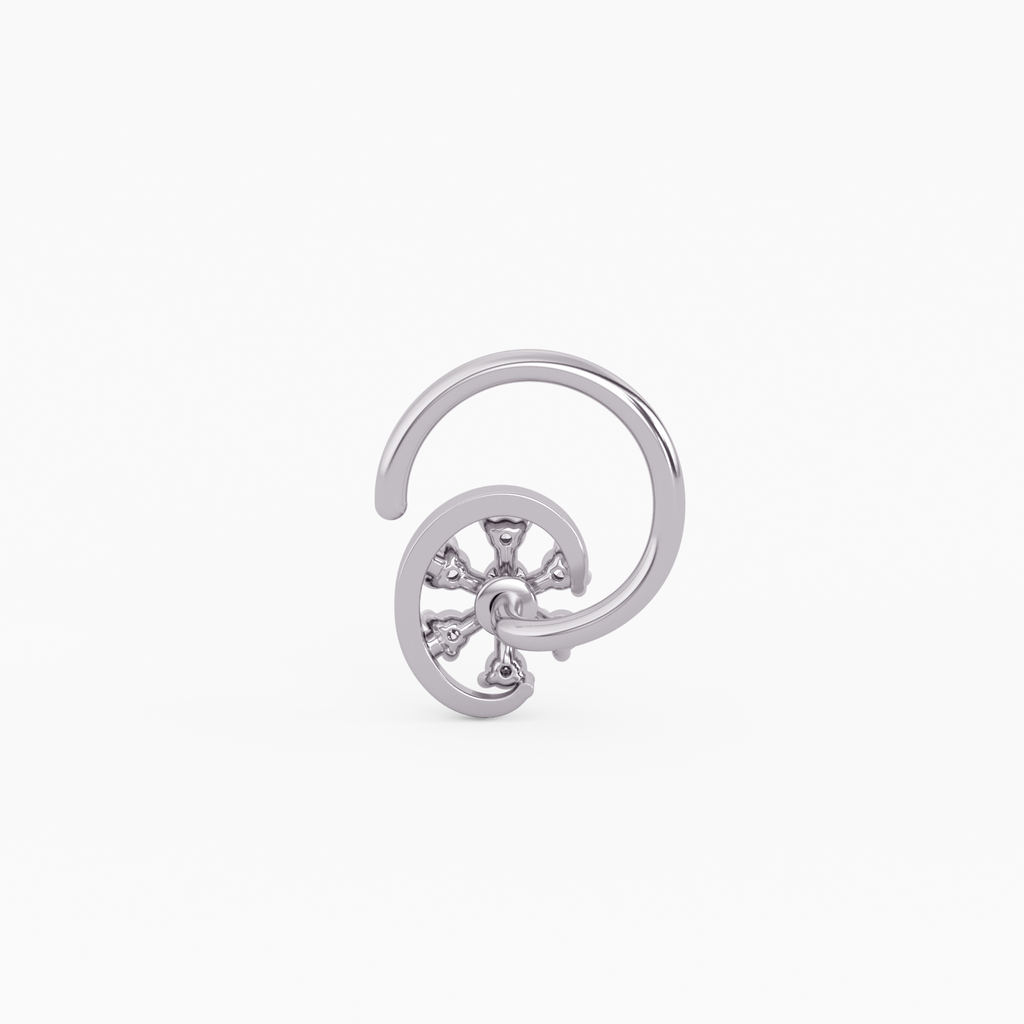 Kalmakshee Gold and Diamond Nosepin