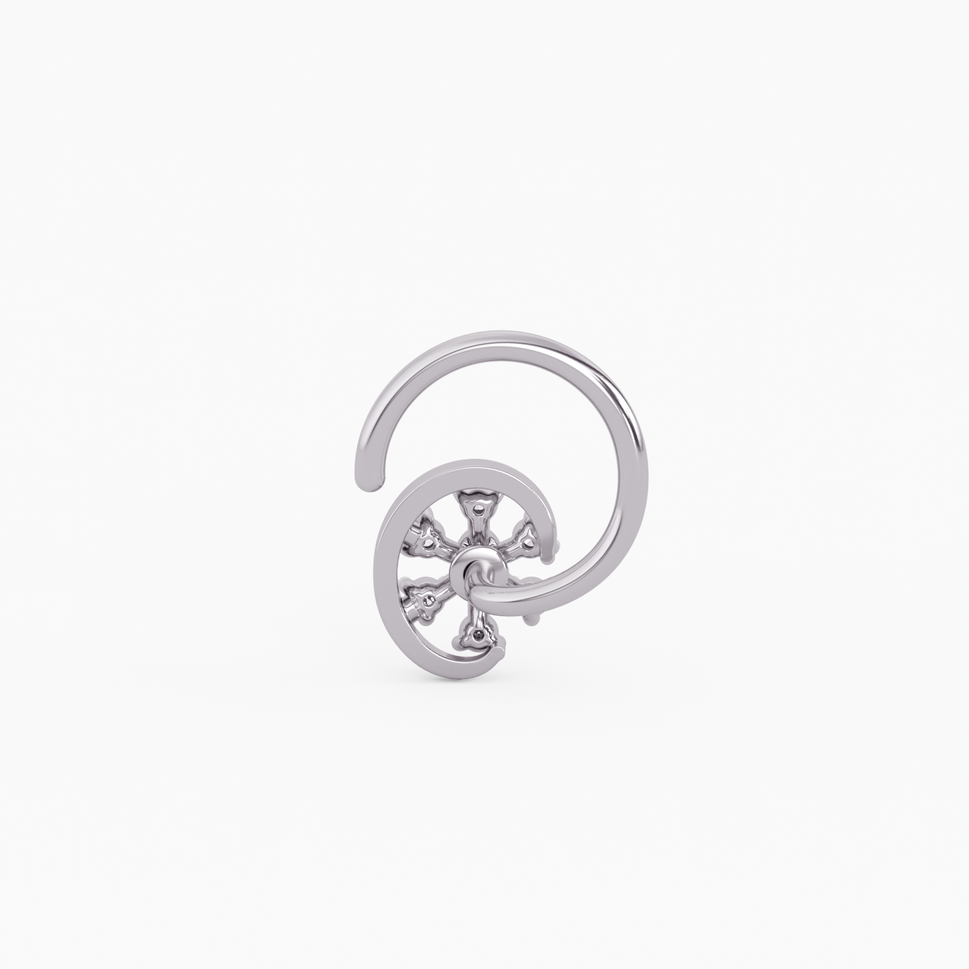 Kalmakshee Gold and Diamond Nosepin