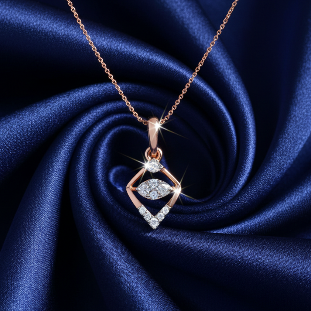 Armour of Goddess Gold and Diamond Pendant