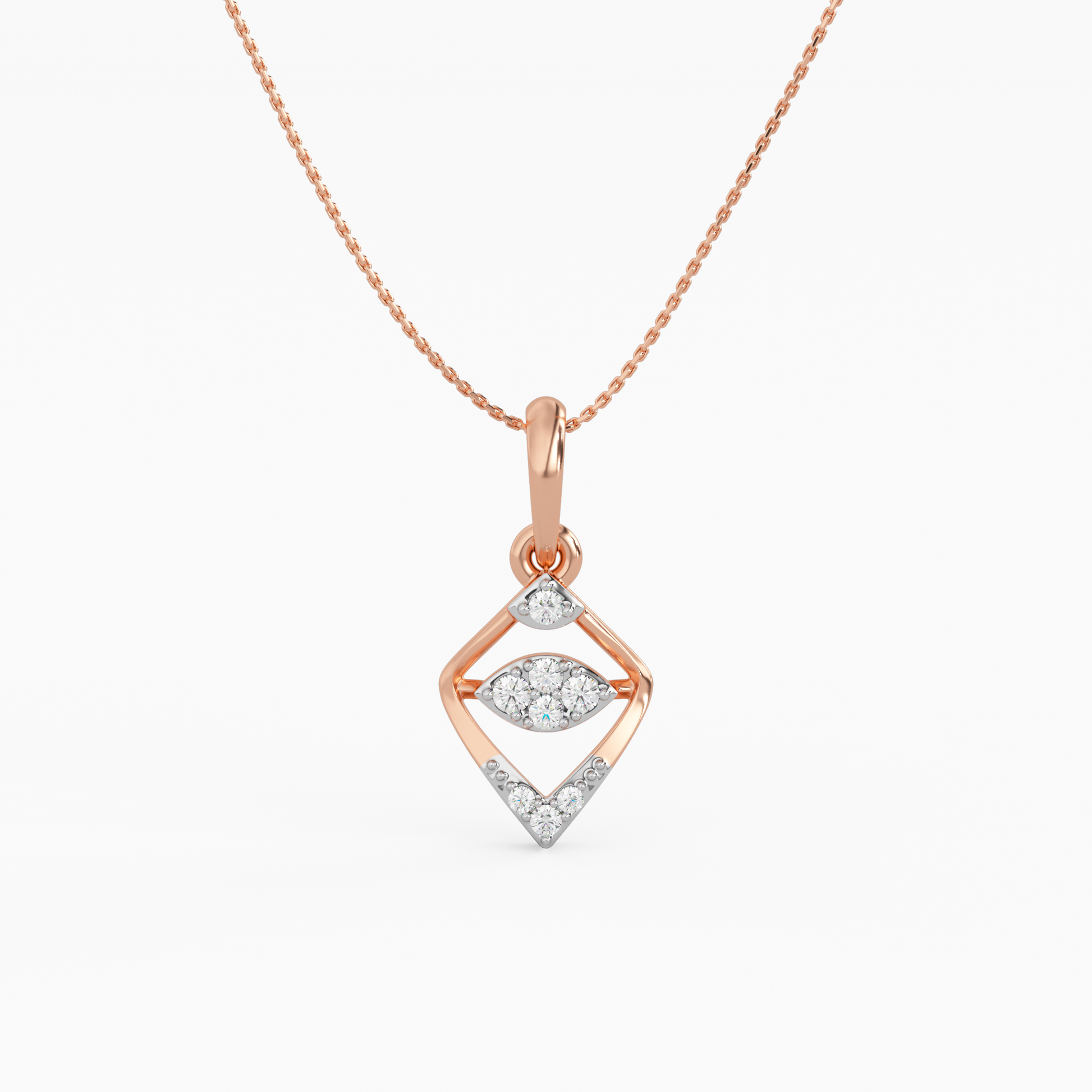 Armour of Goddess Gold and Diamond Pendant