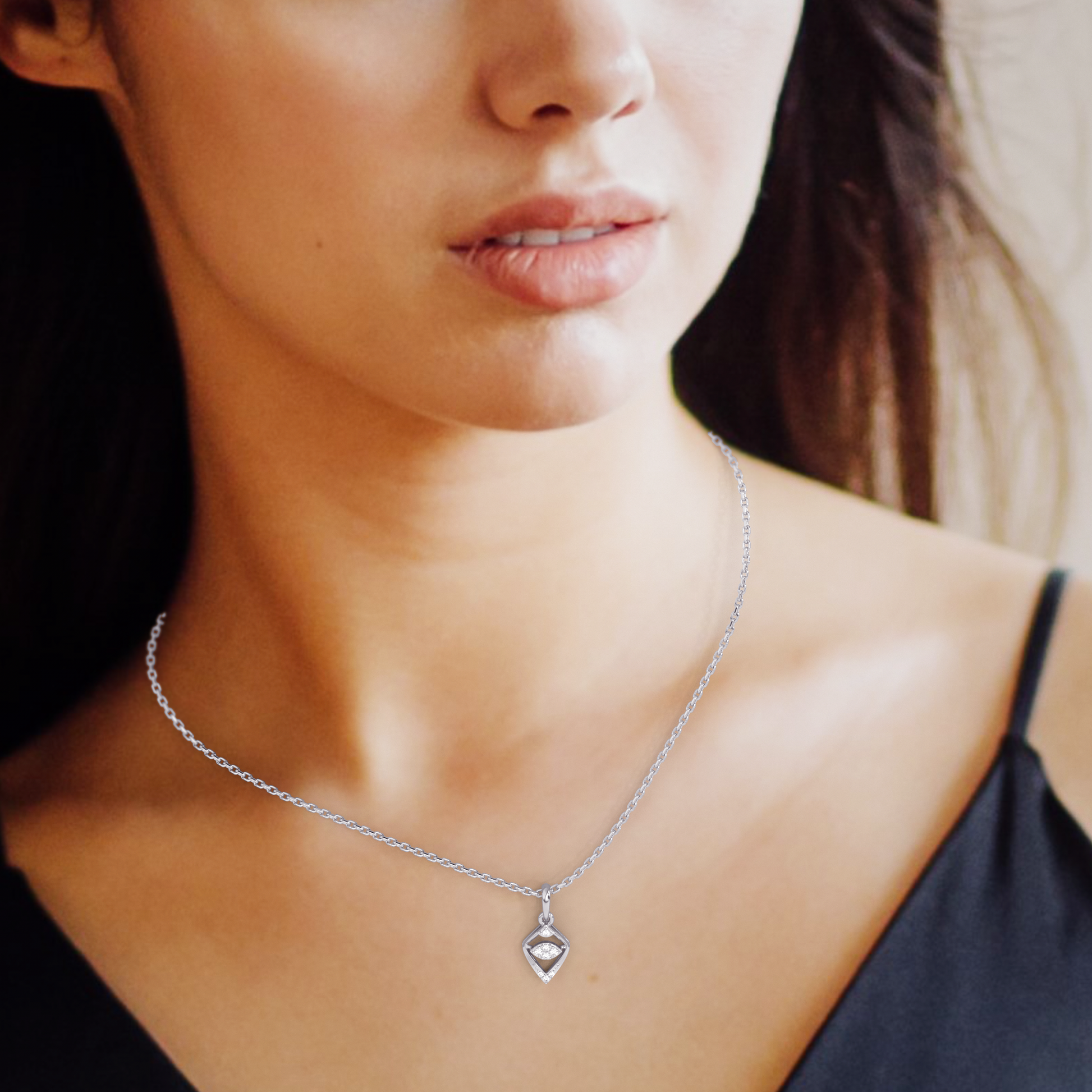 Armour of Goddess Gold and Diamond Pendant