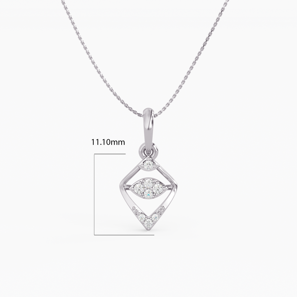 Armour of Goddess Gold and Diamond Pendant