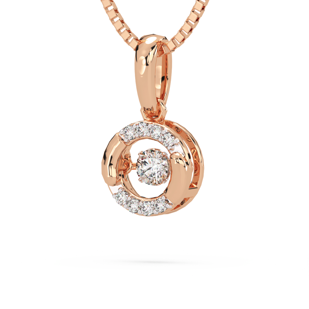 Free Spirit and Dancing Diamond Pendant