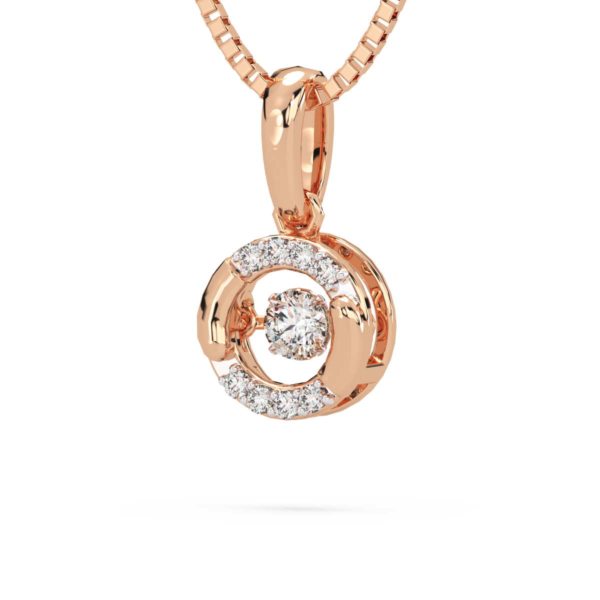 Free Spirit and Dancing Diamond Pendant