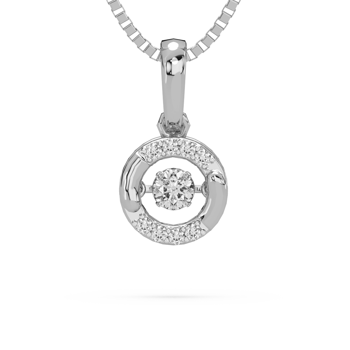 Free Spirit and Dancing Diamond Pendant