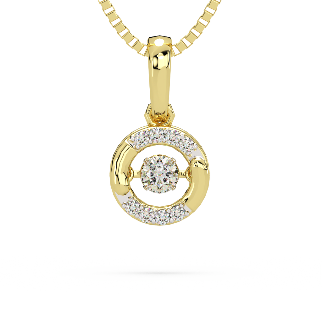 Free Spirit and Dancing Diamond Pendant